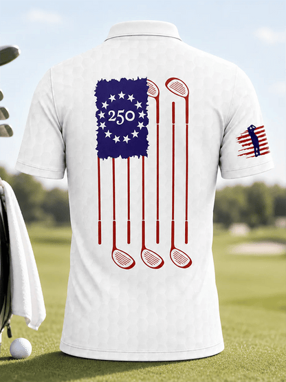 Patriotic Eagle 1776-2026 - USA 250th Anniversary Polo Shirt