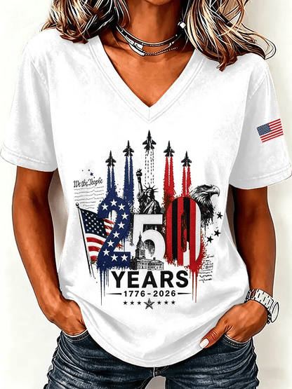 Women's Casual Print Short-Sleeve T-Shirt