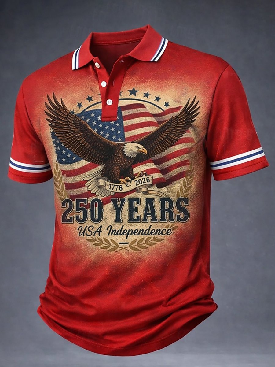 Men's U.S. 250th Anniversary Short-Sleeve Polo Shirt