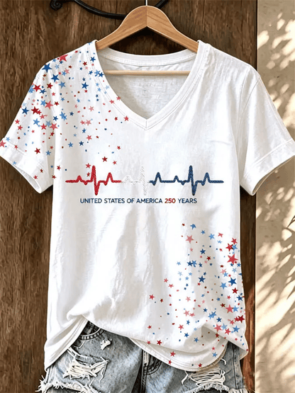 Women's America 250 1776-2026 Freedom Print T-shirt