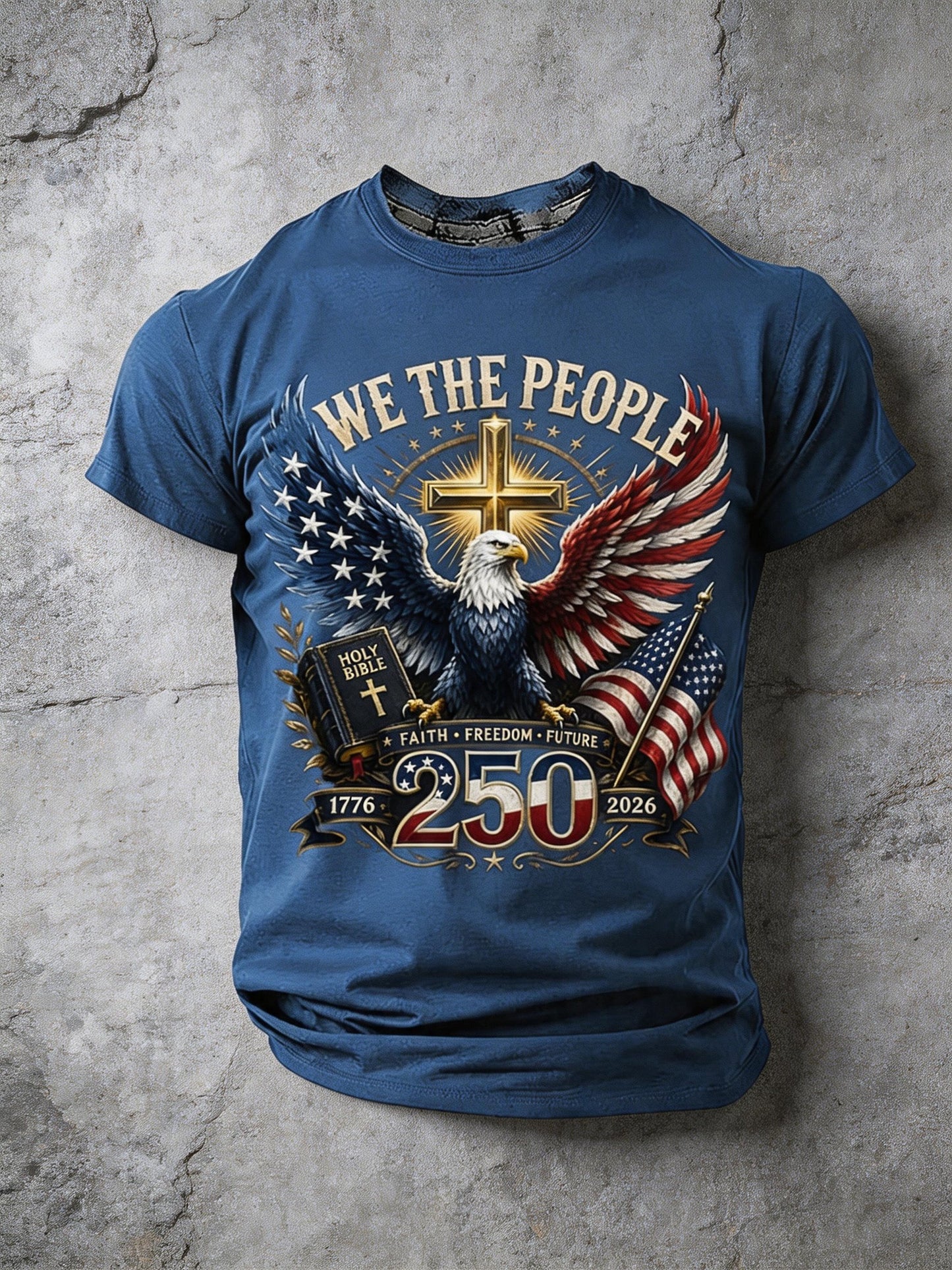 Men's 250 Years 1776 2026 Fighter Jets American Flag Patriotic 250th Anniversary Military Air Force Graphic T Shirt