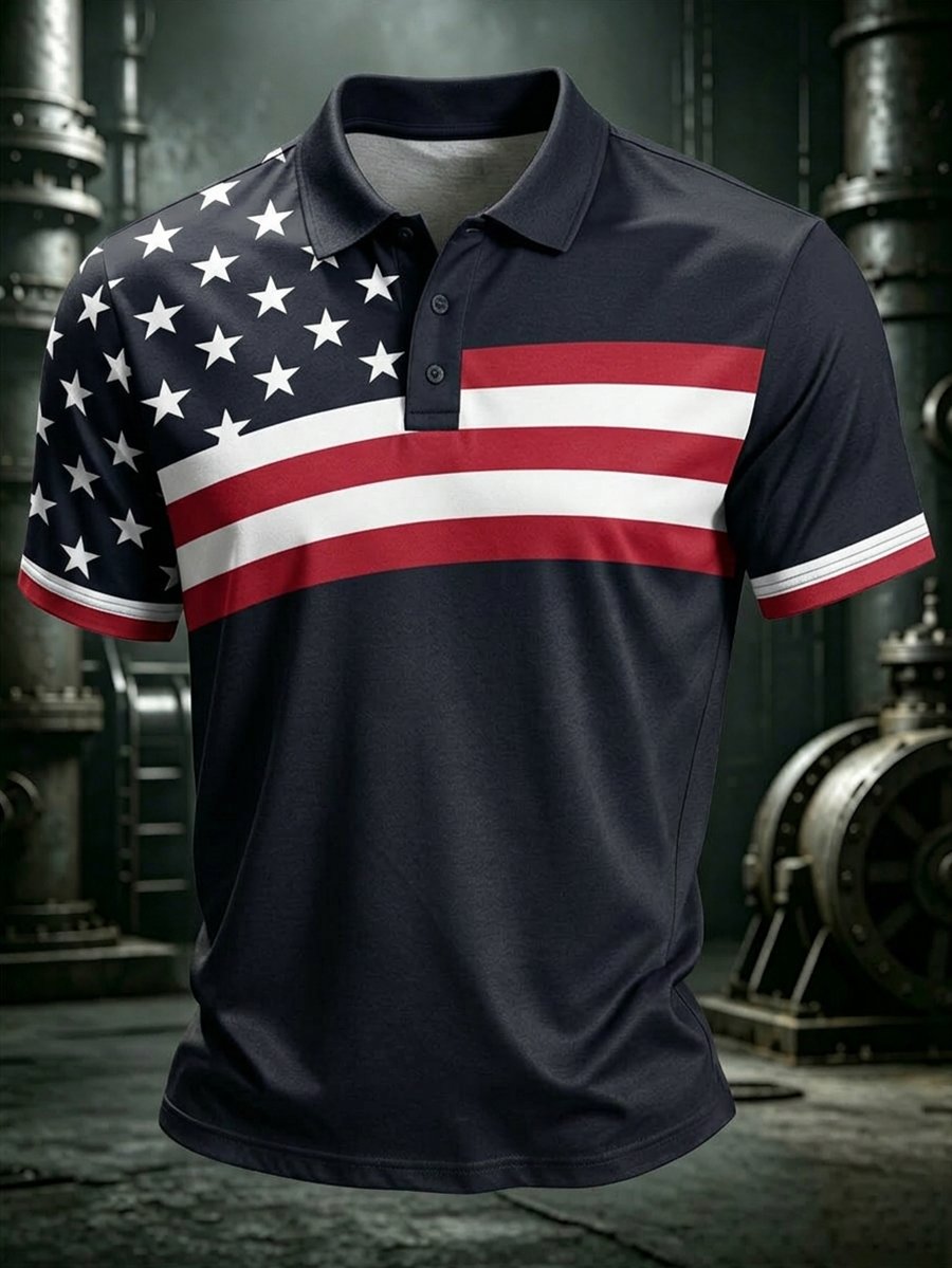 Men's U.S. 250th Anniversary Short-Sleeve Polo Shirt