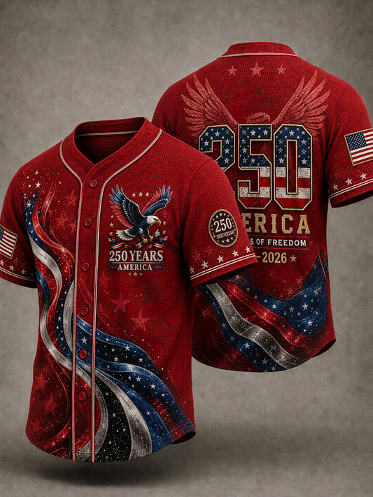 Men's Vintage-Style USA 250th Anniversary Graphic Top