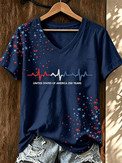 Women's America 250 1776-2026 Freedom Print T-shirt