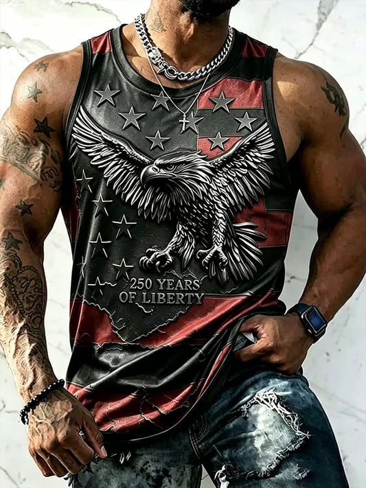 Men's USA 1776-2026 Freedom Printed Top