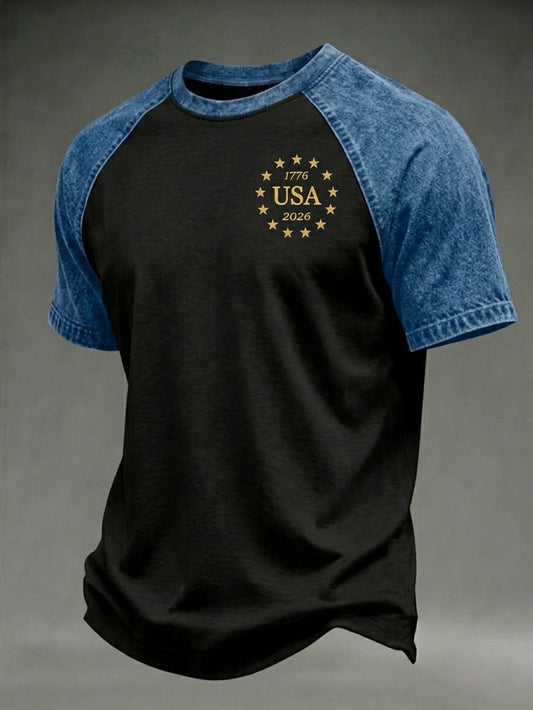 Men's U.S. 250th Anniversary Raglan Short-Sleeve T-Shirt