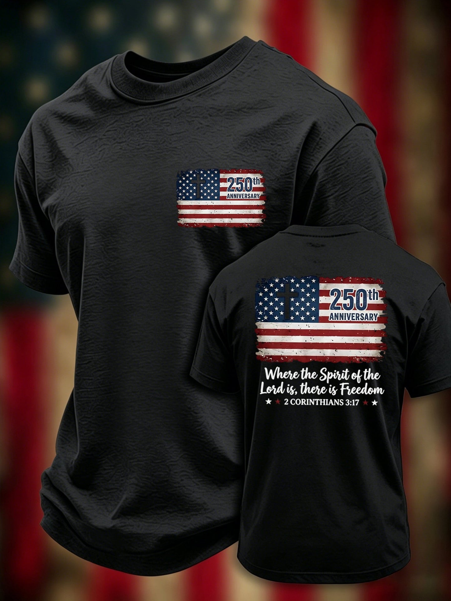 Men's Casual Printed Short-Sleeve T-Shirt
