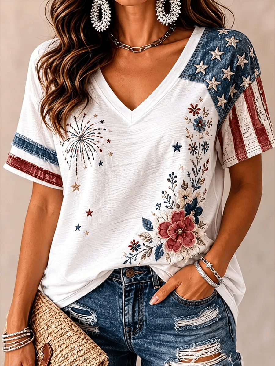 Women's America 250 1776-2026 Freedom Print T-shirt