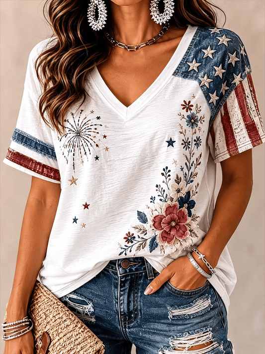 Women's America 250 1776-2026 Freedom Print T-shirt
