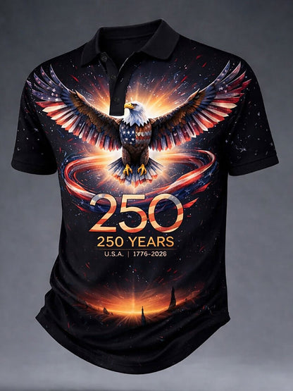 Men's U.S. 250th Anniversary Short-Sleeve Polo Shirt