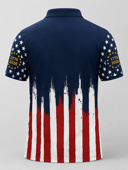 Patriotic Eagle 1776-2026 - USA 250th Anniversary Polo Shirt