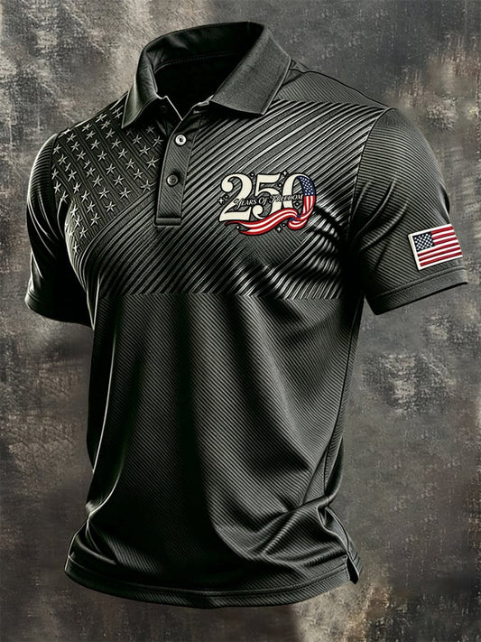 Men's U.S. 250th Anniversary Printed Polo Shirt
