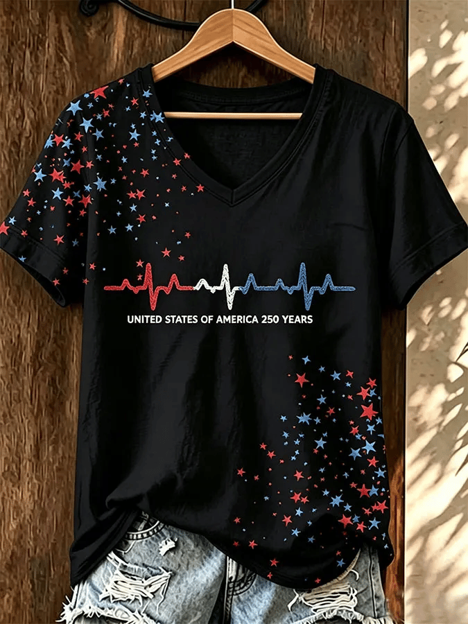 Women's America 250 1776-2026 Freedom Print T-shirt