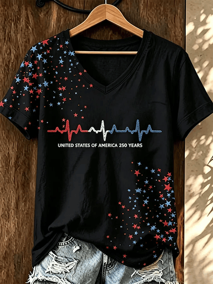 Women's America 250 1776-2026 Freedom Print T-shirt