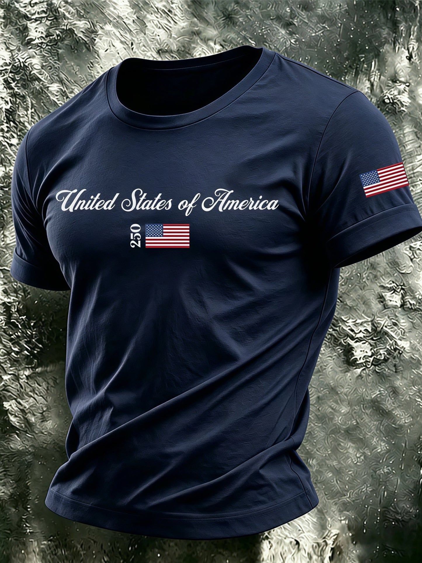 Men's USA 250th Anniversary Printed T-shirt