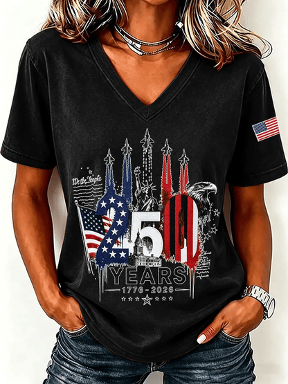 Women's Casual Print Short-Sleeve T-Shirt